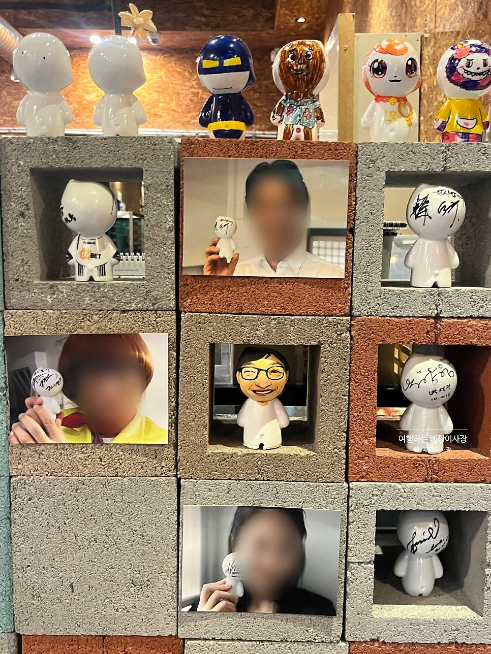 More autographed goods displayed in the store