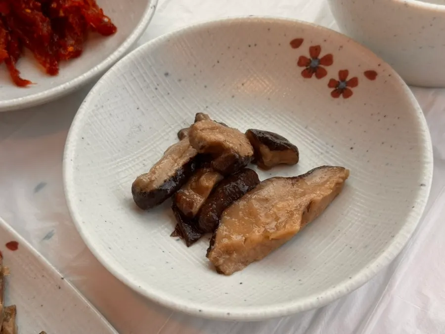 Tofu served as a basic side dish