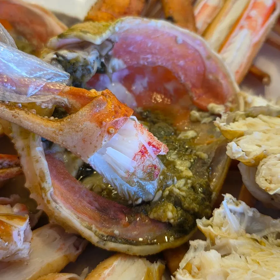 Crab claw full of meat