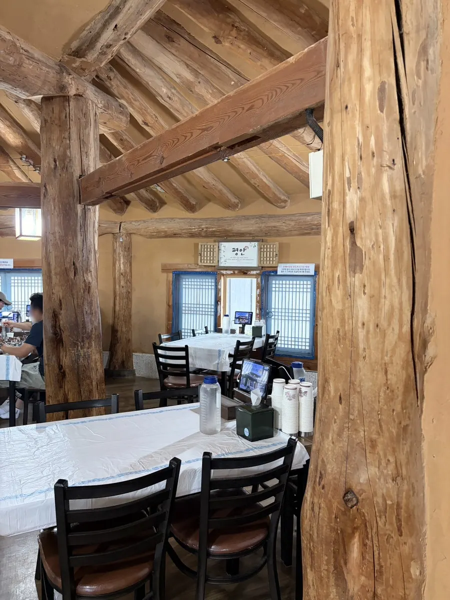 Vertical photo of Daecheongmaru's interior