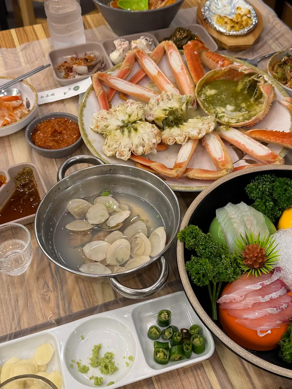 Main snow crab packed with meat