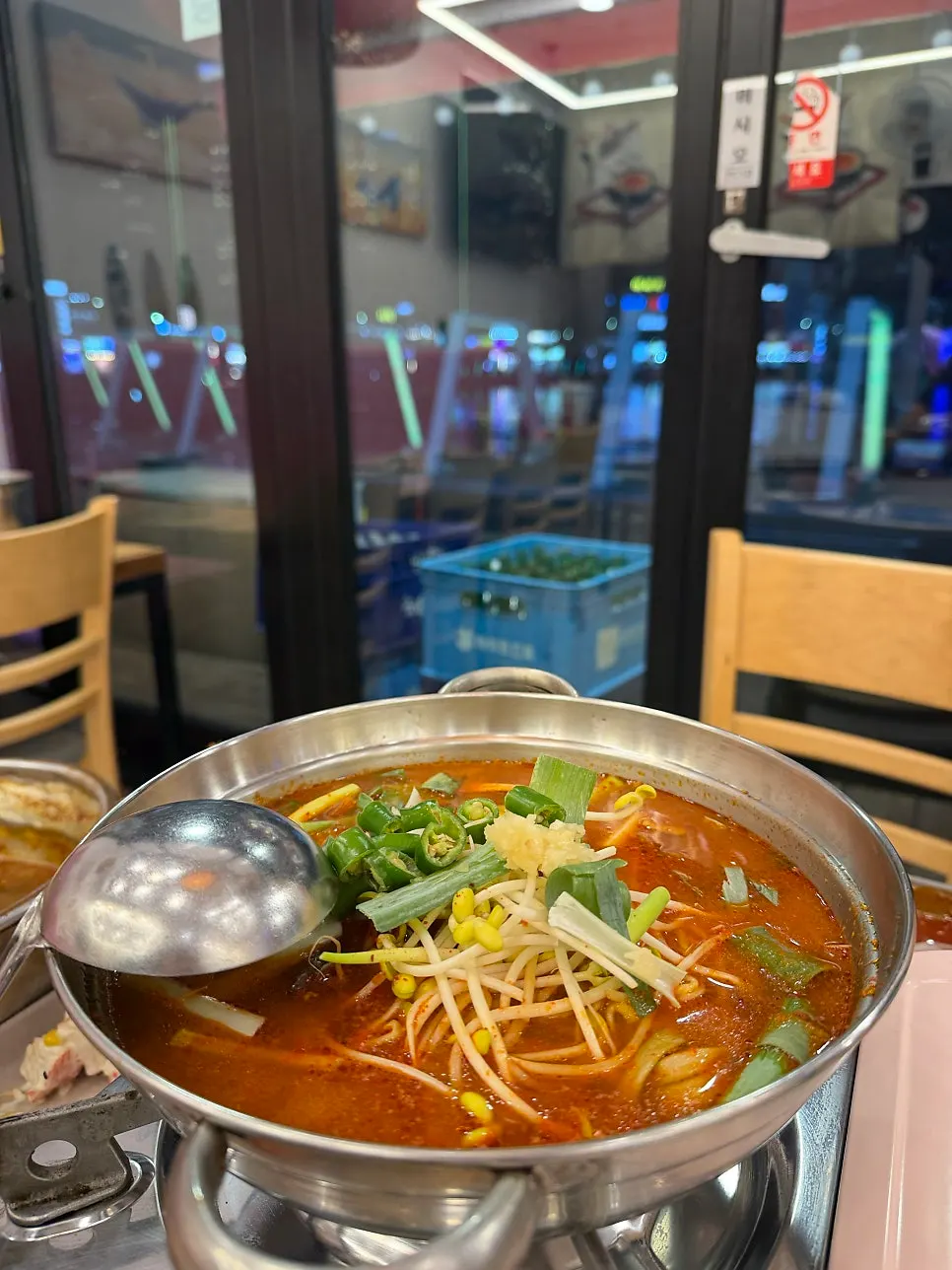 Spicy fish stew with a peppery broth to finish