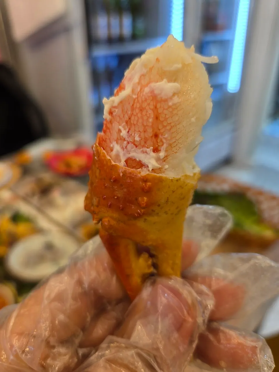 Hand-picked plump snow crab meat