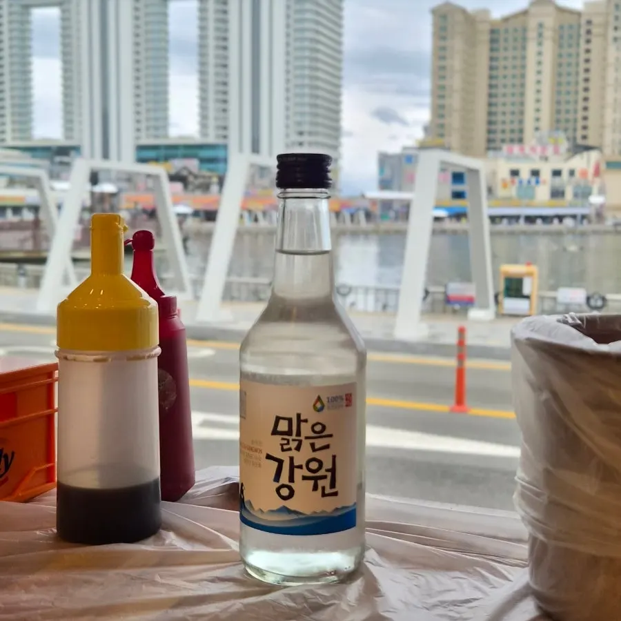 대게 세트 해산물 접시