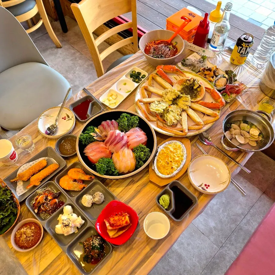 통째로 나온 대게 자태