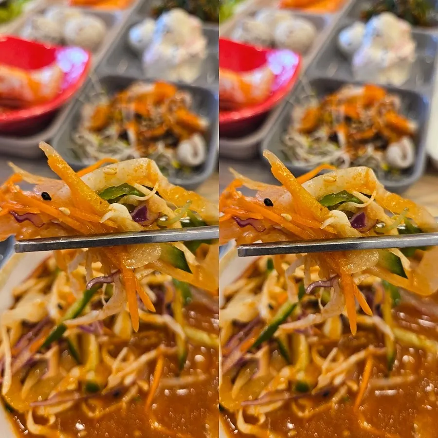 Mulhoe served alongside the snow crab set spread