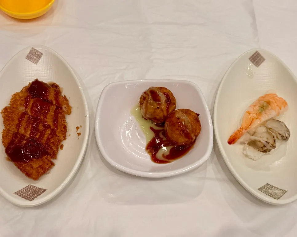 항구활어 기본 상차림 밑반찬