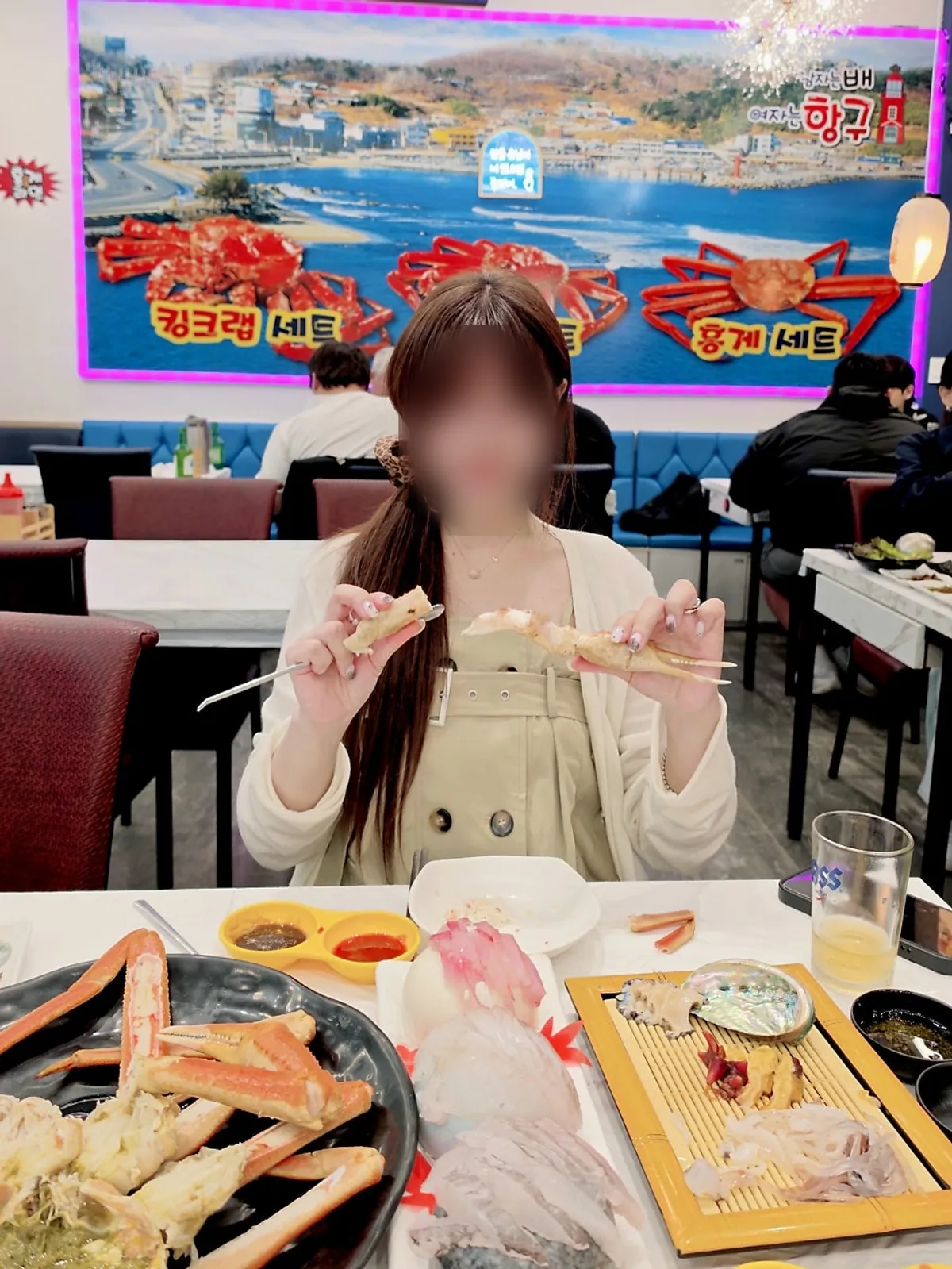 살이 통통한 대게 집게발