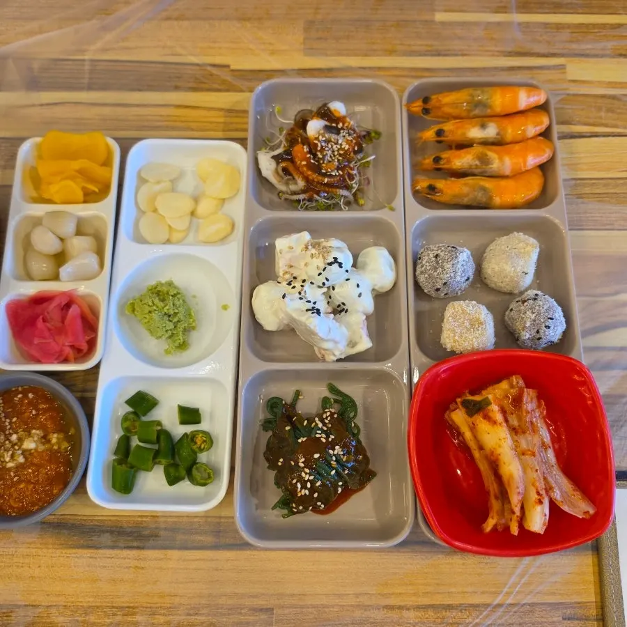 팔팔회센타 대게세트 기본 상차림