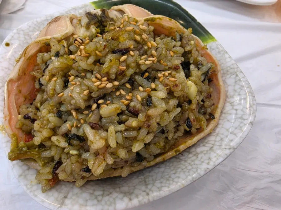 ข้าวผัดมันปูหอมกรุ่น