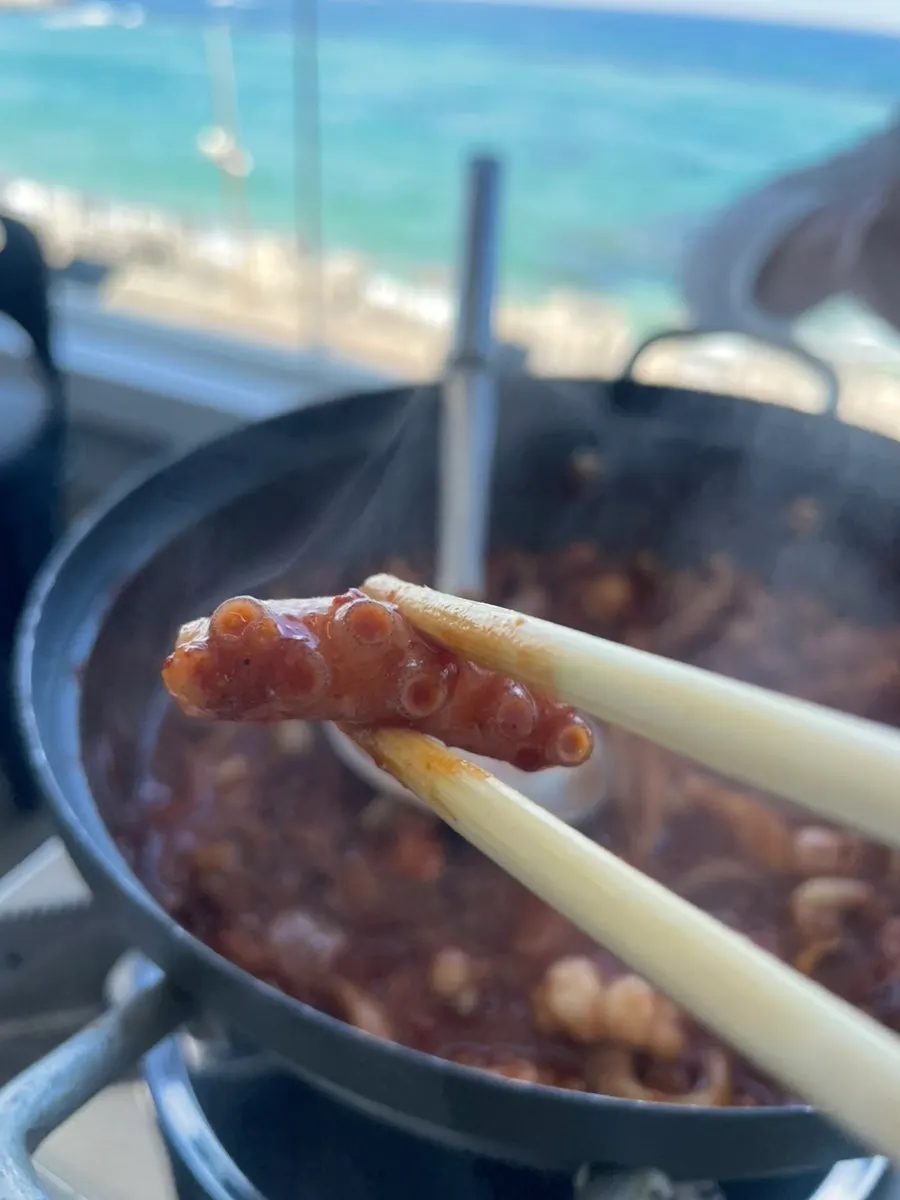김에 싸 먹는 짜글낙지 비빔밥