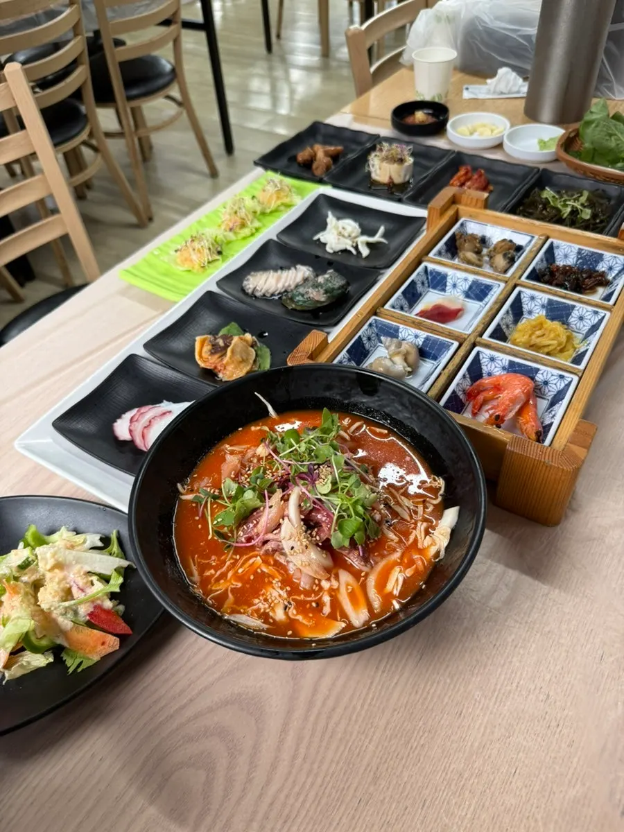 신가횟집 주문 후 테이블