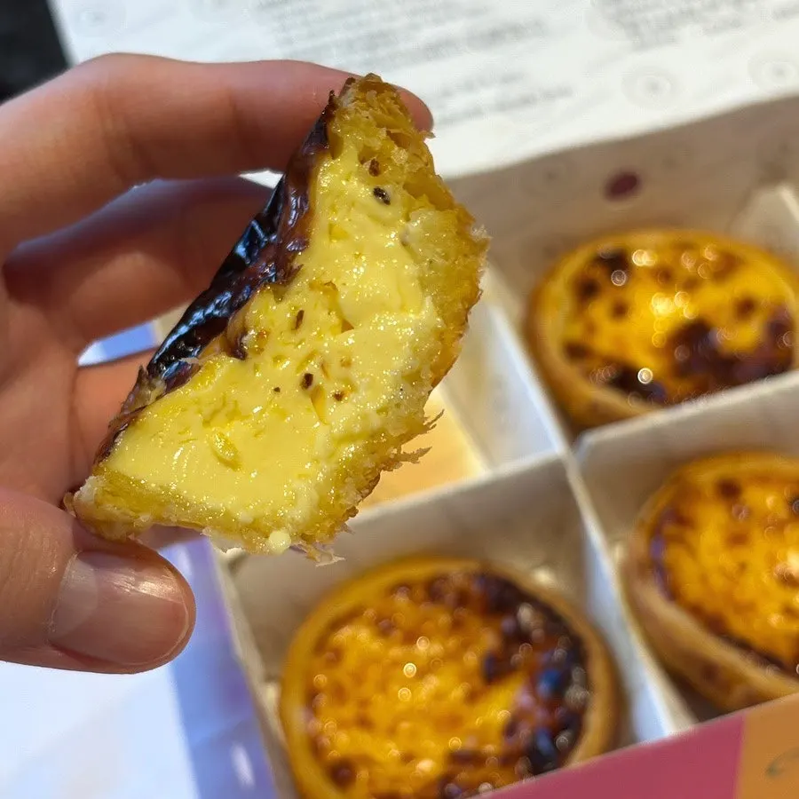 Original egg tart packed with custard filling