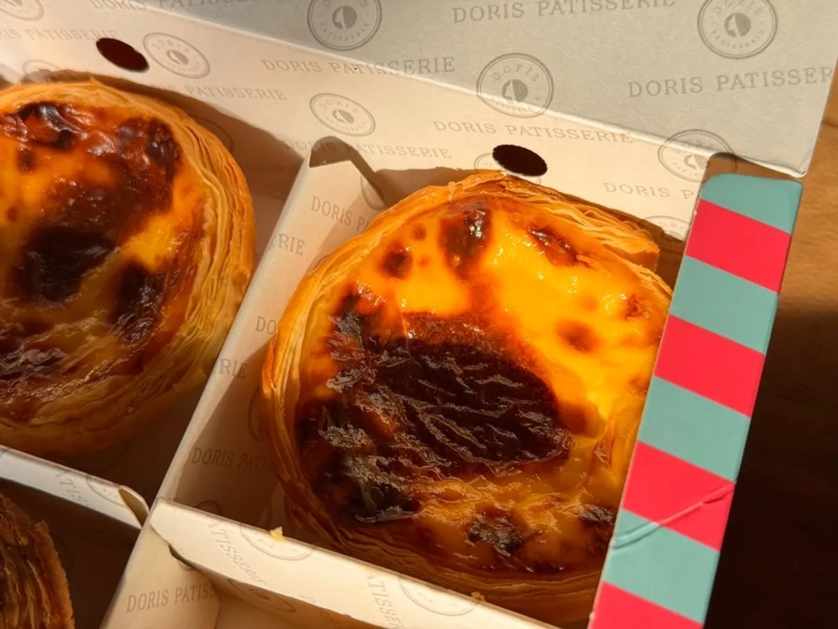 Egg tart at Doris Patisserie in Sokcho
