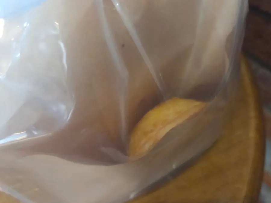 서비스로 받은 갓 구운 오리지널 에그타르트 한 알