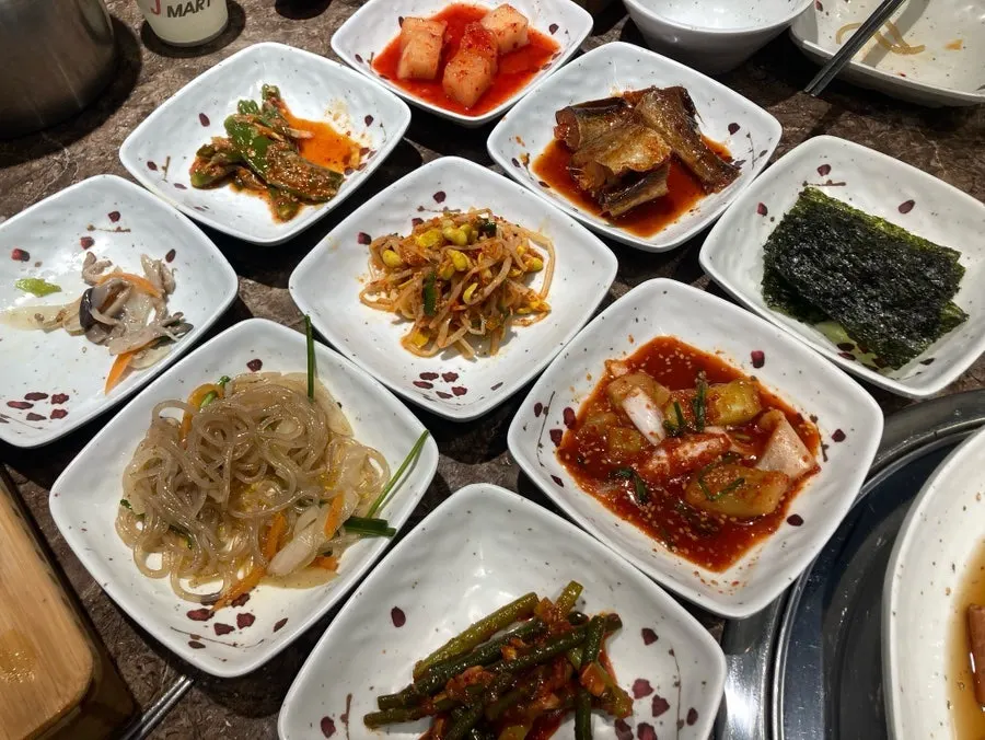 Sokcho Korean set meal enjoyed with family