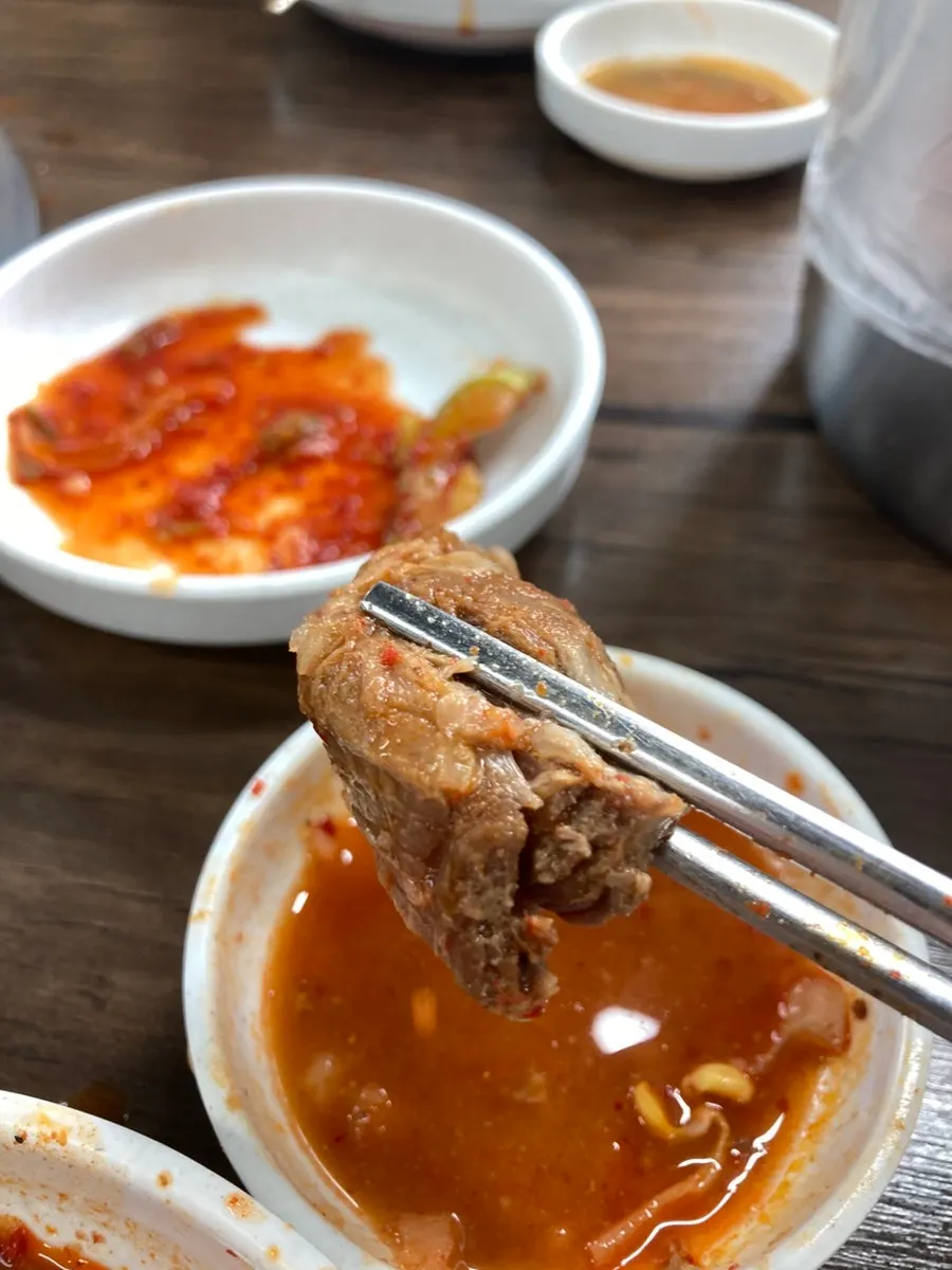 푸짐하게 먹은 관동집 감자탕 사진