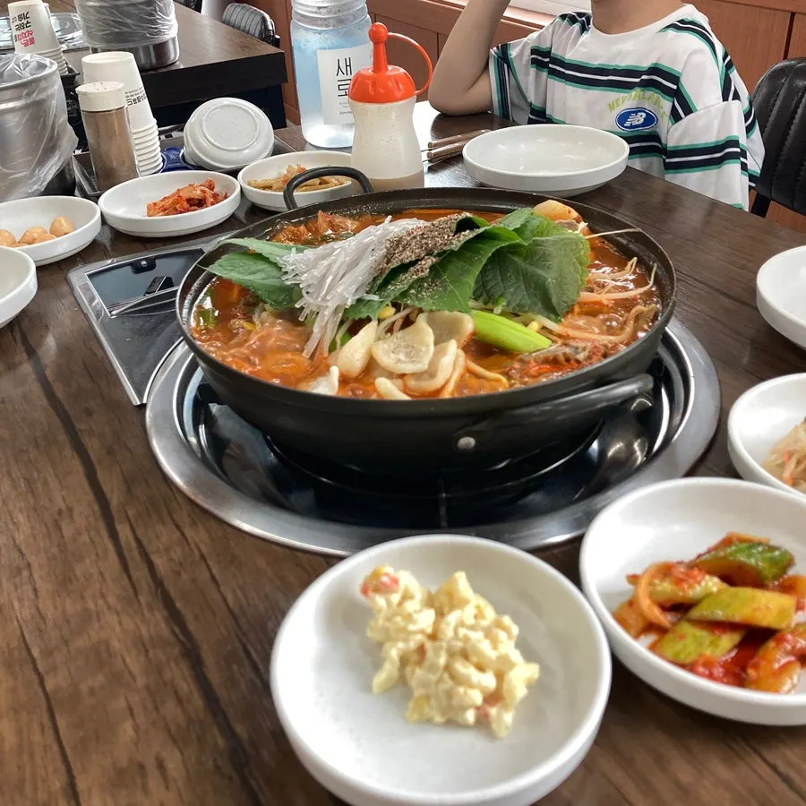 관동집 식사 후 다음 방문 사진