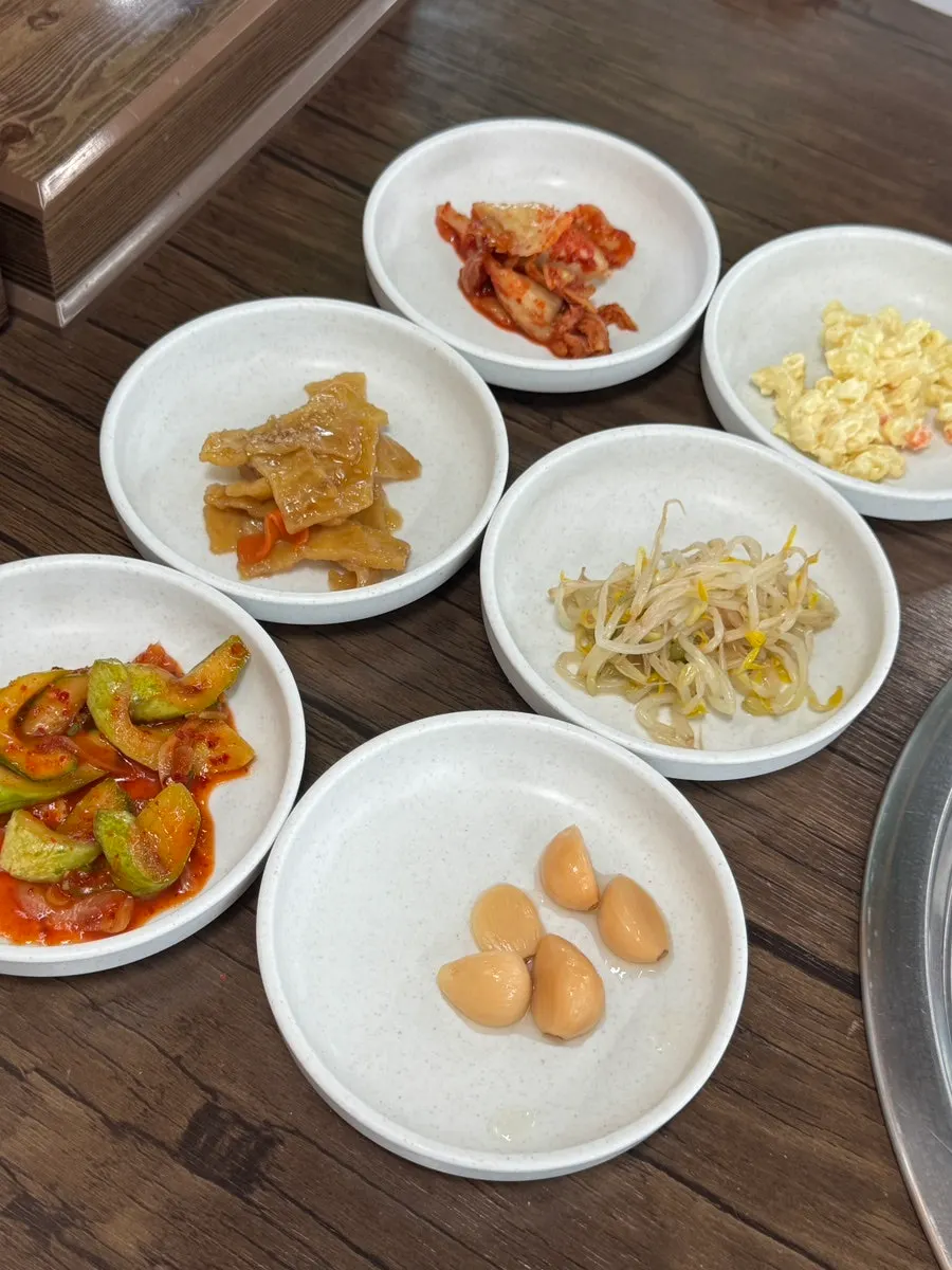 Gwandongjip table set with side dishes