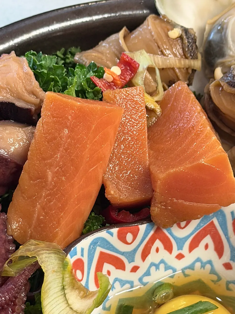 もちもちのタコ醤クローズアップ
