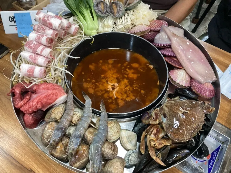 마지막에 끓인 꼬들한 칼국수 면