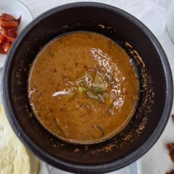 순두부와 함께 나온 반찬 구성