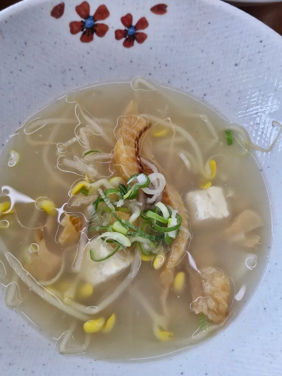 아무것도 넣지 않은 초당순두부