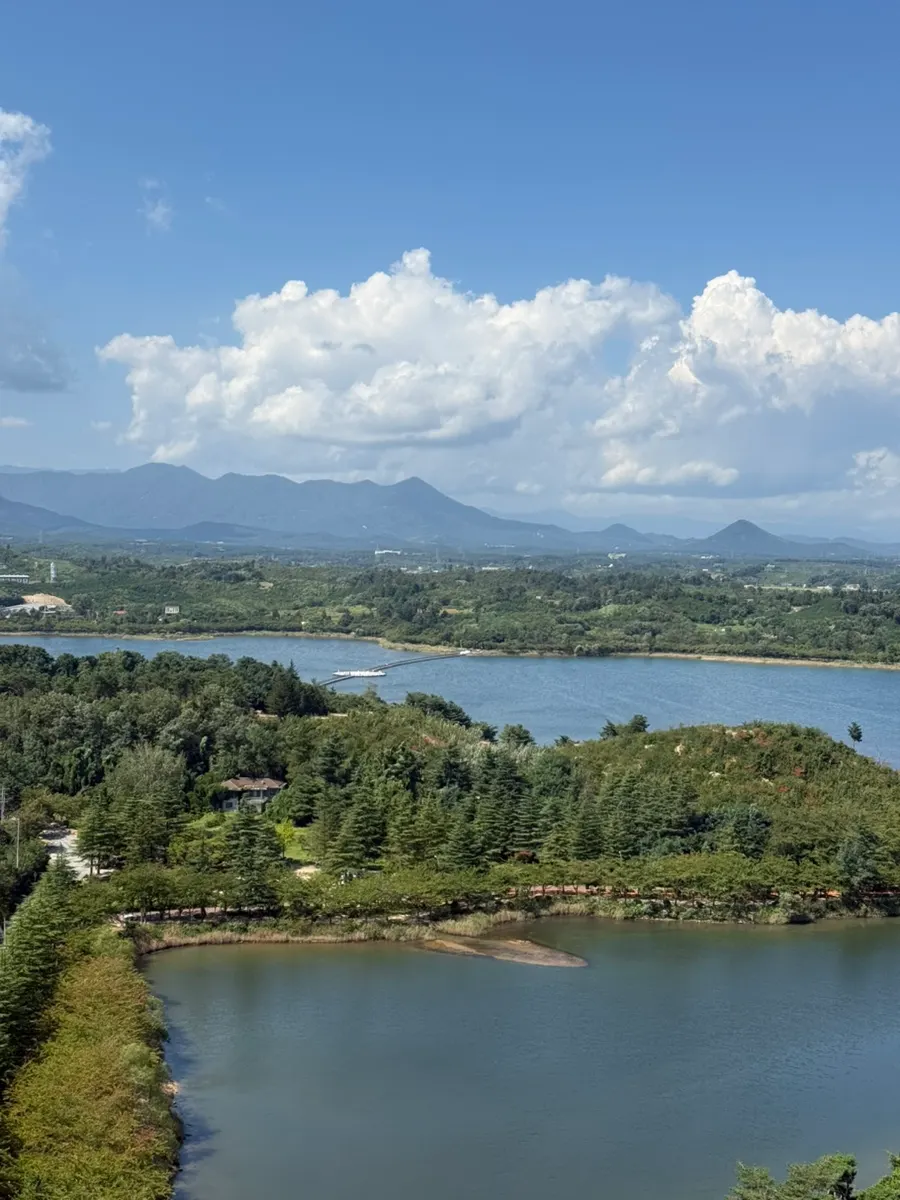 View of Yeongnangho Lake from a window in Sokcho