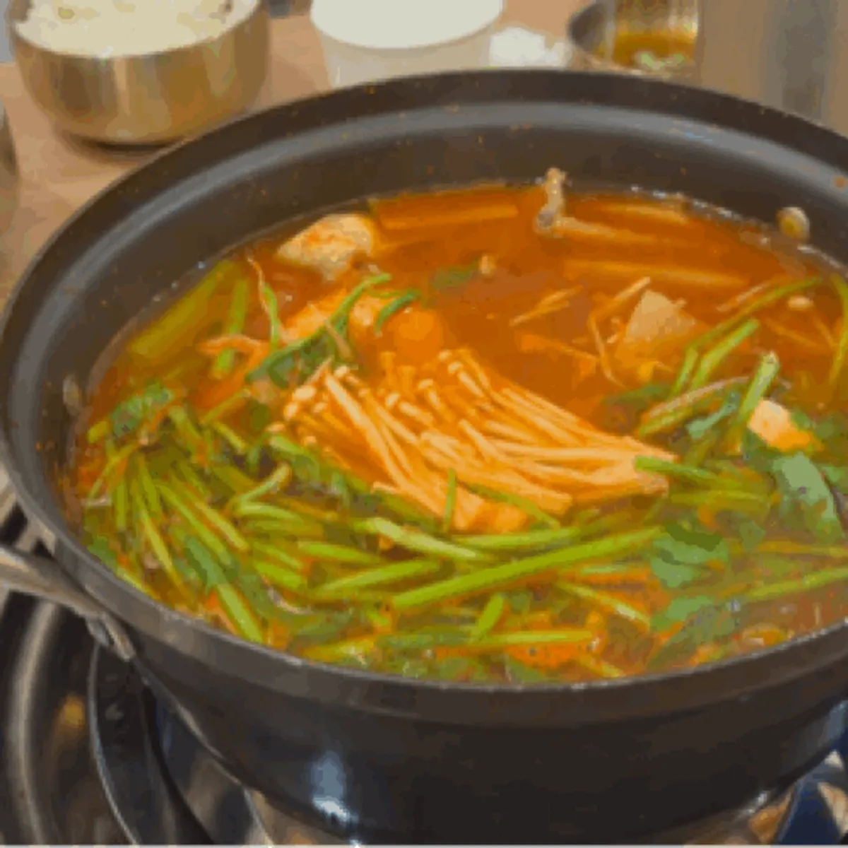 Signature dongtae-tang dish at Sokcho Halmae Dongtae-tang Pyeongtaek Jije-dongsak Branch