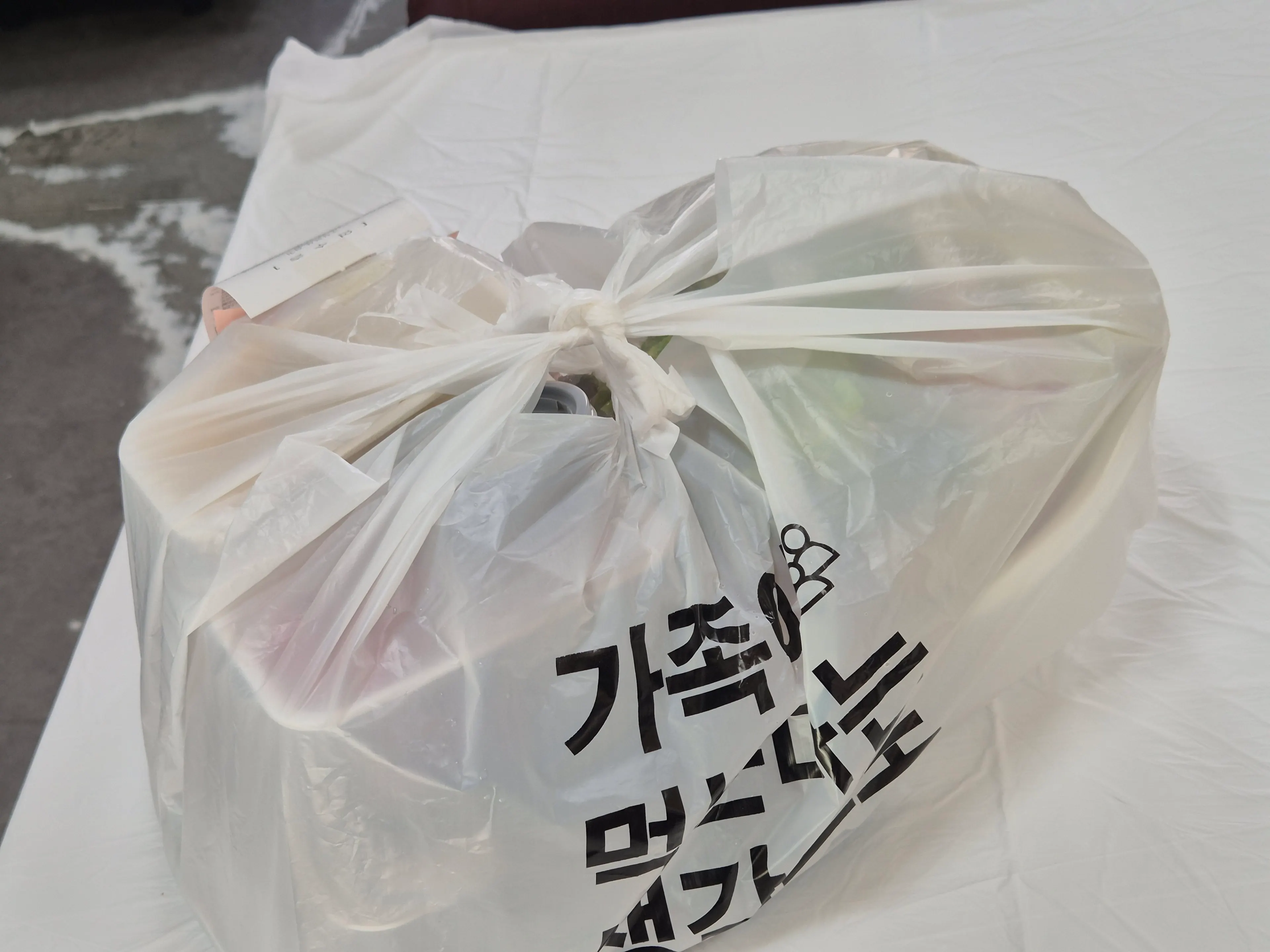 Inside Hoega with takeout customers present