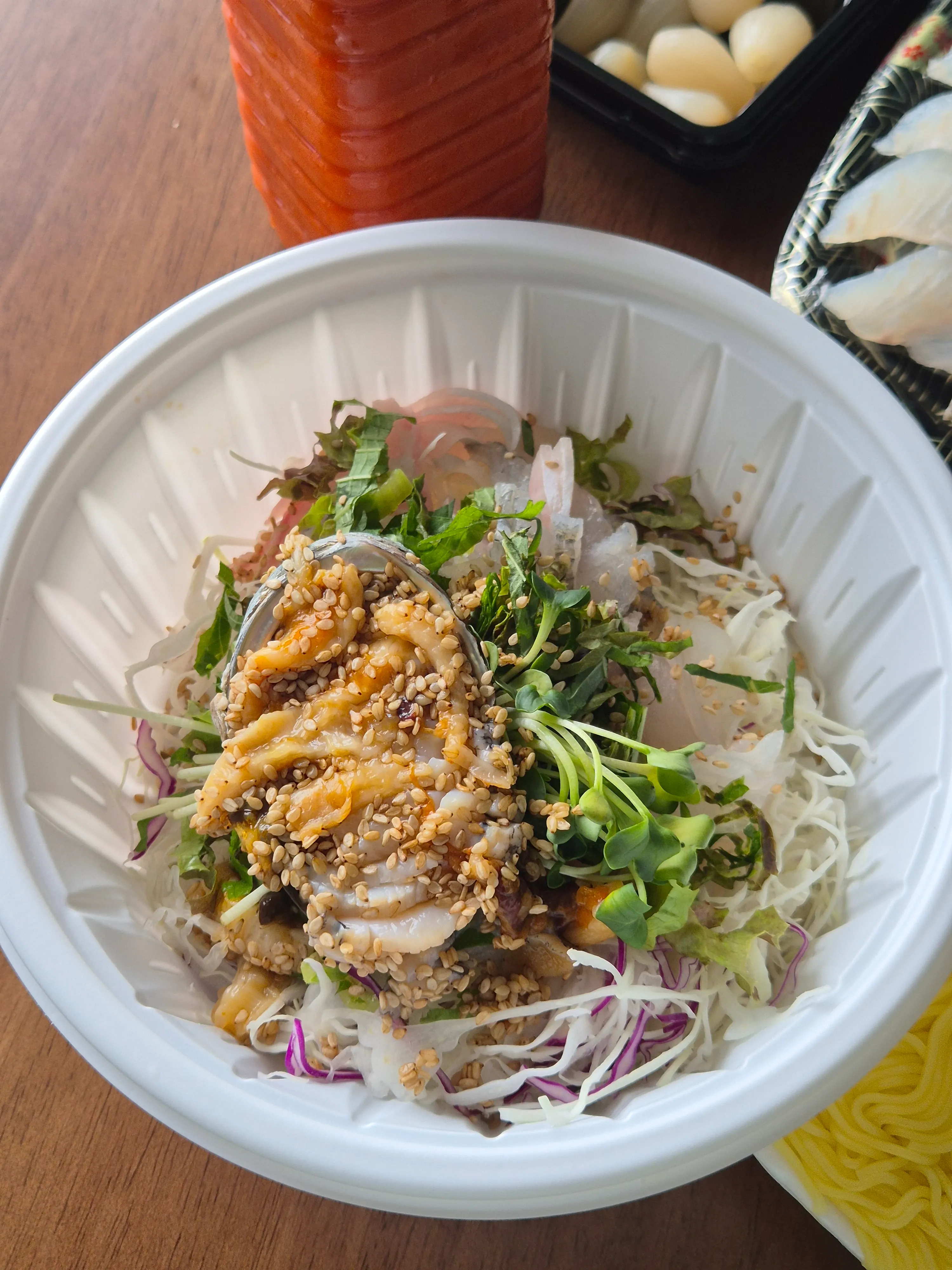 Hoega's mixed sashimi platter with a variety of seasonal fish