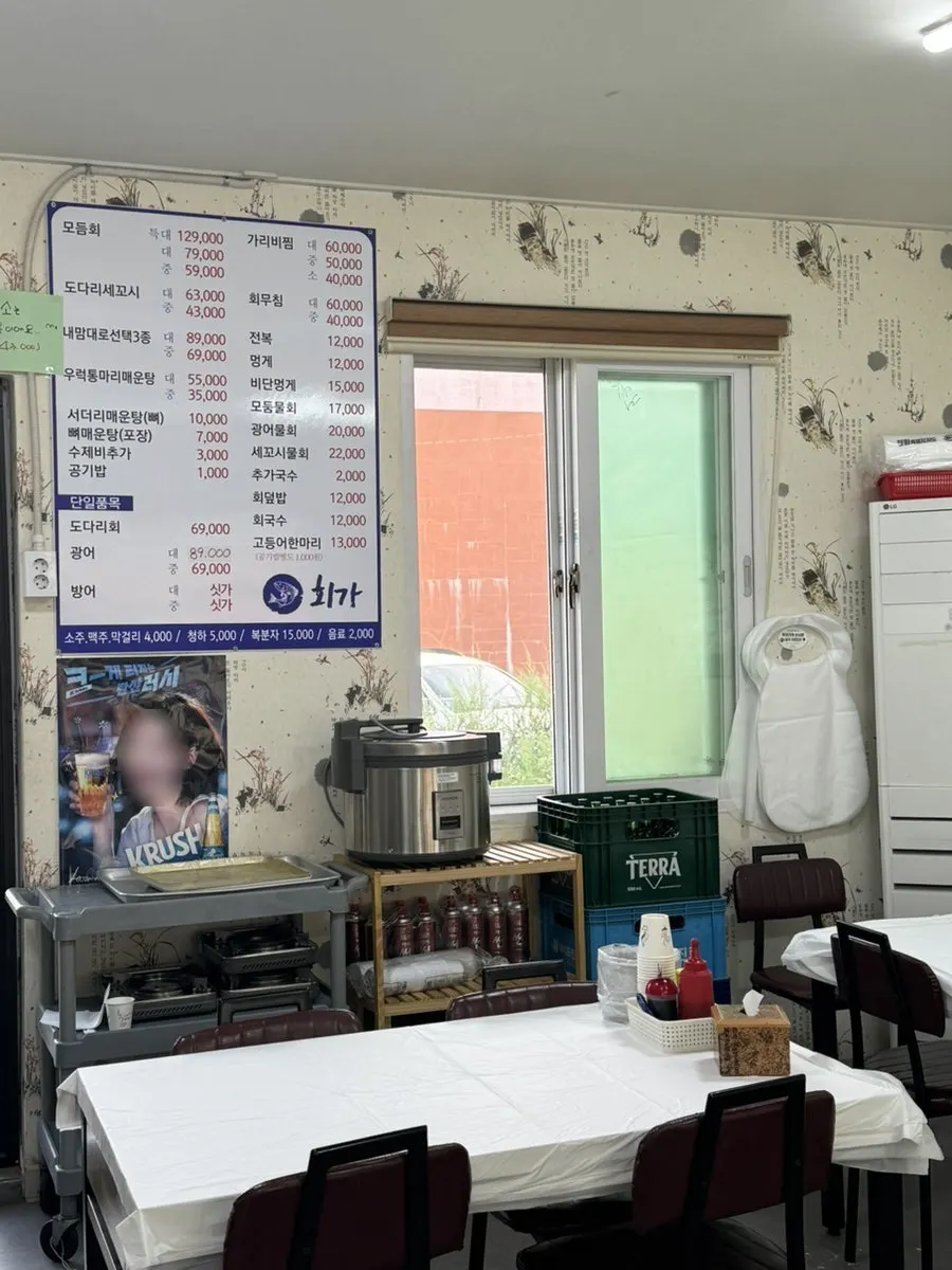 Interior of Hoega busy with takeout customers