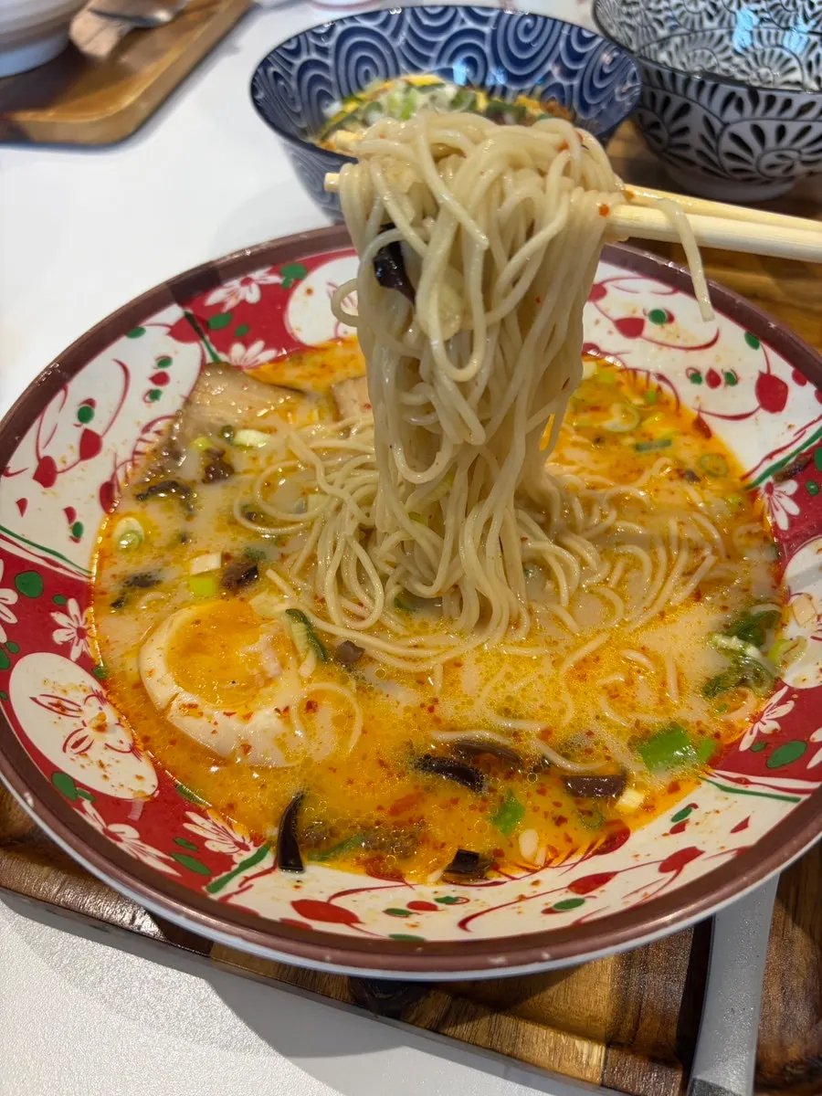 카라이라멘 국물 한 숟갈