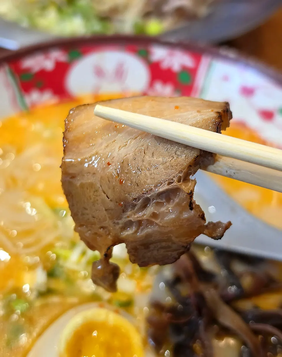 Five pieces of torch-seared extra char siu
