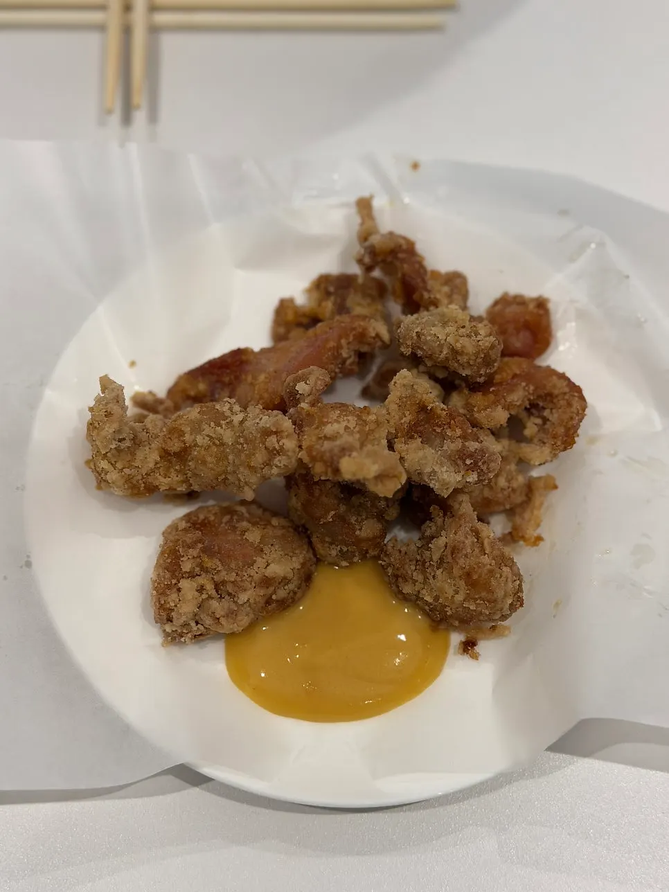 이찌바라멘 가라아게 한 접시