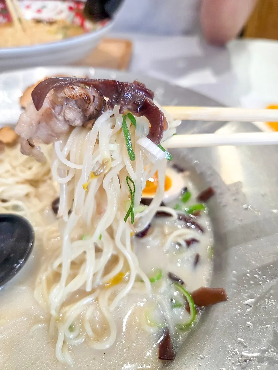 Tender rolled pork belly chashu