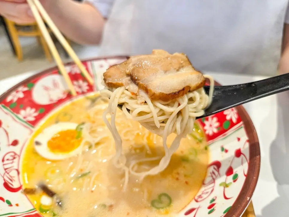 Spicy toppings on the Karai Ramen