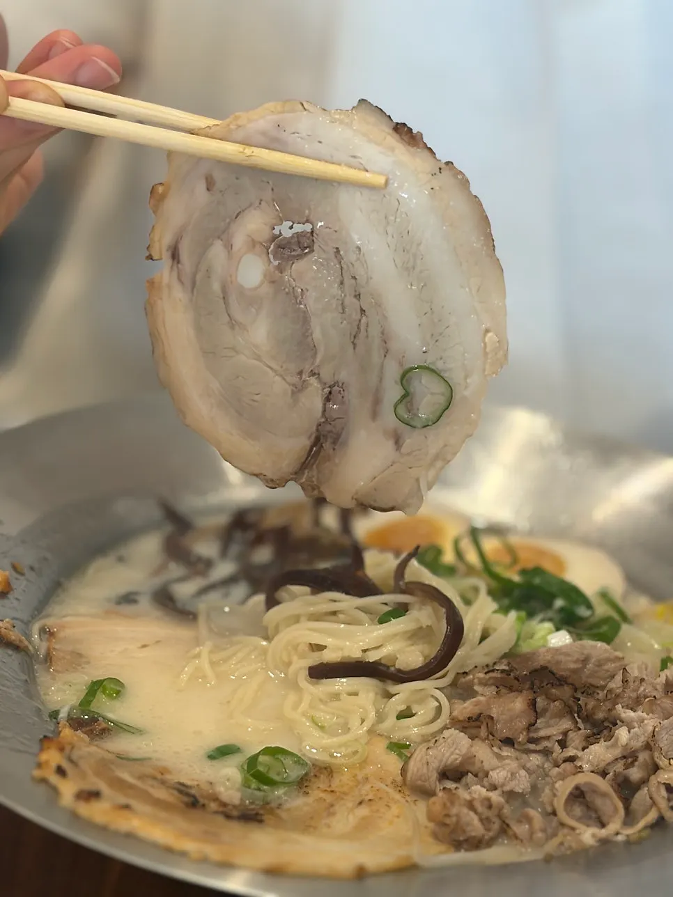 A bowl of ramen at Ichiba Ramen in Sokcho