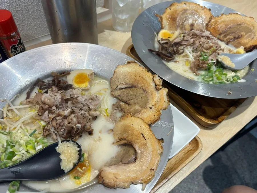 이찌바라멘 스페셜 돈코츠라멘 한 상