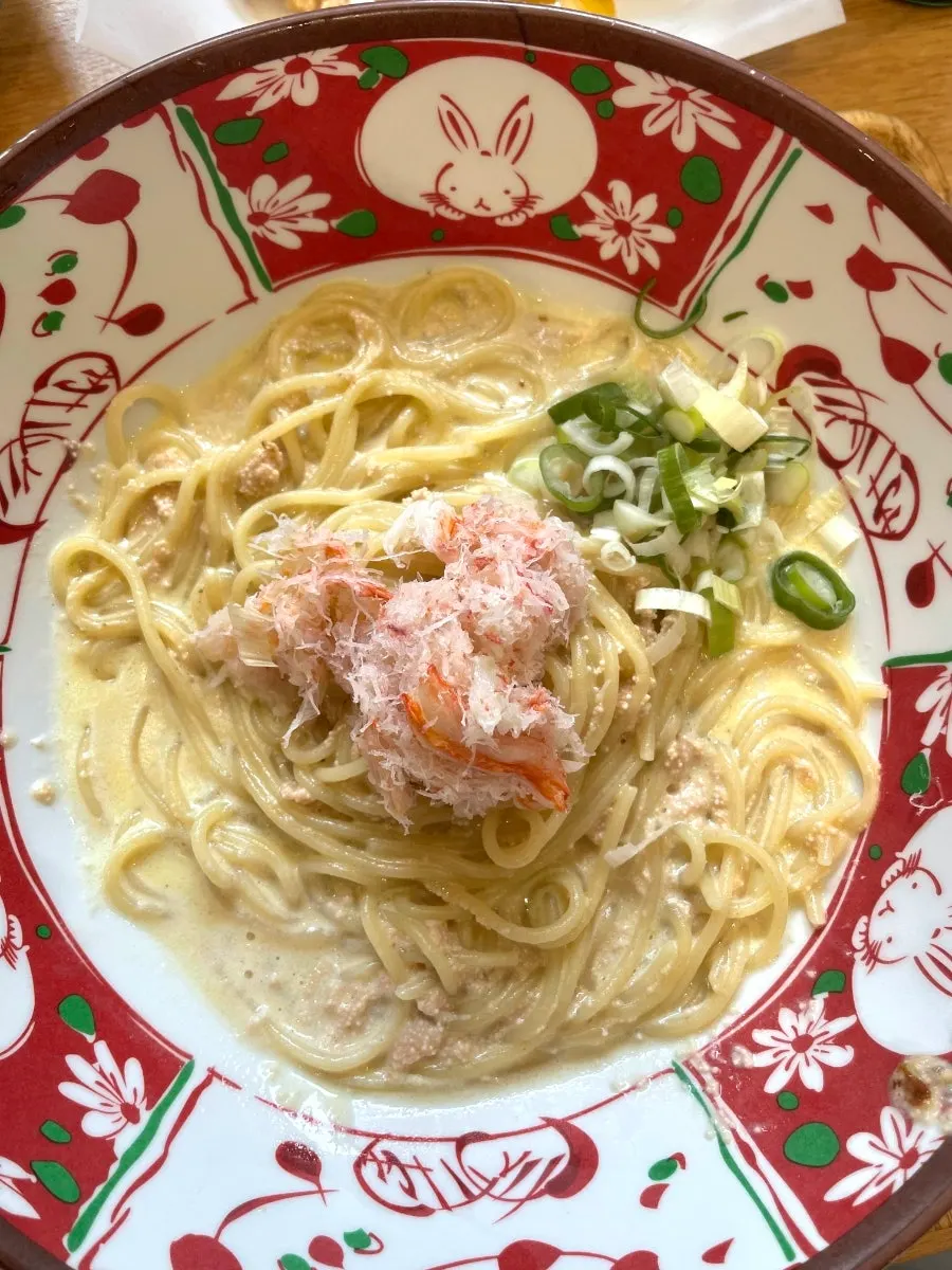 Ichiba Ramen's red snow crab roe cream ramen