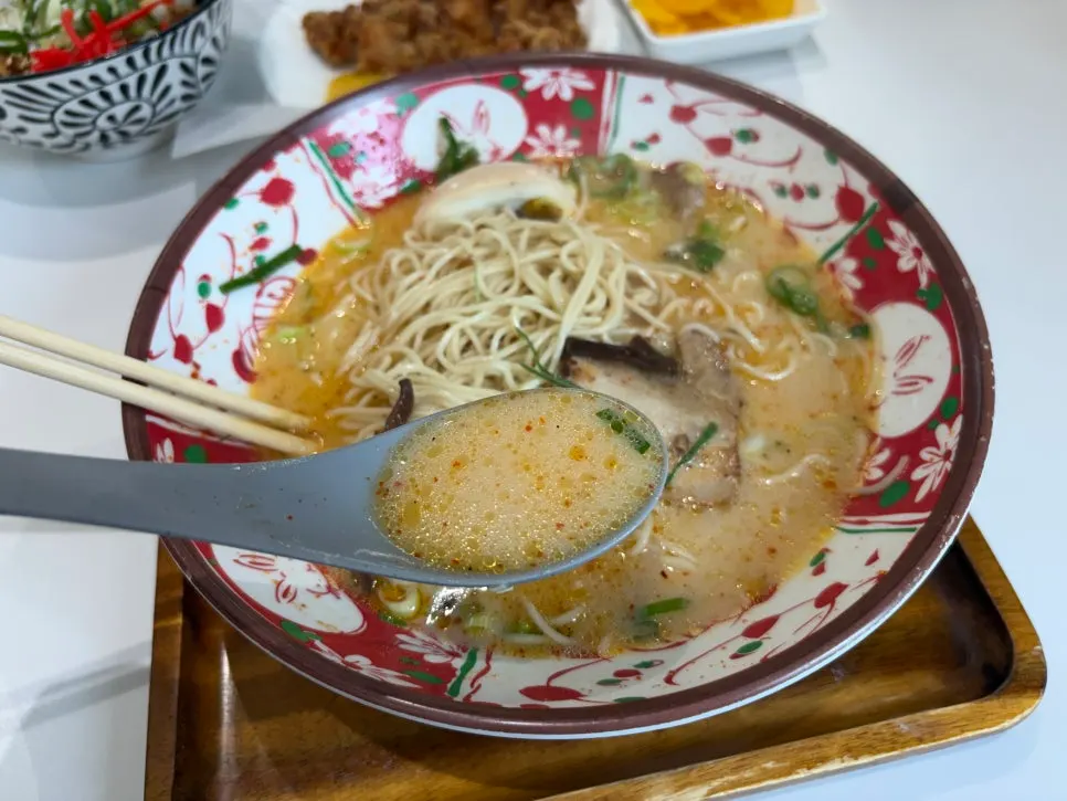 Spicy karai ramen at Ichiba Ramen