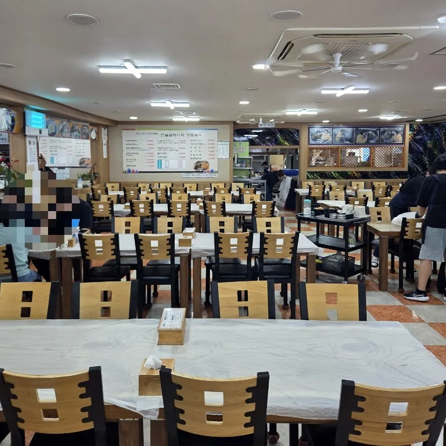 Restaurant tables arranged with plenty of space