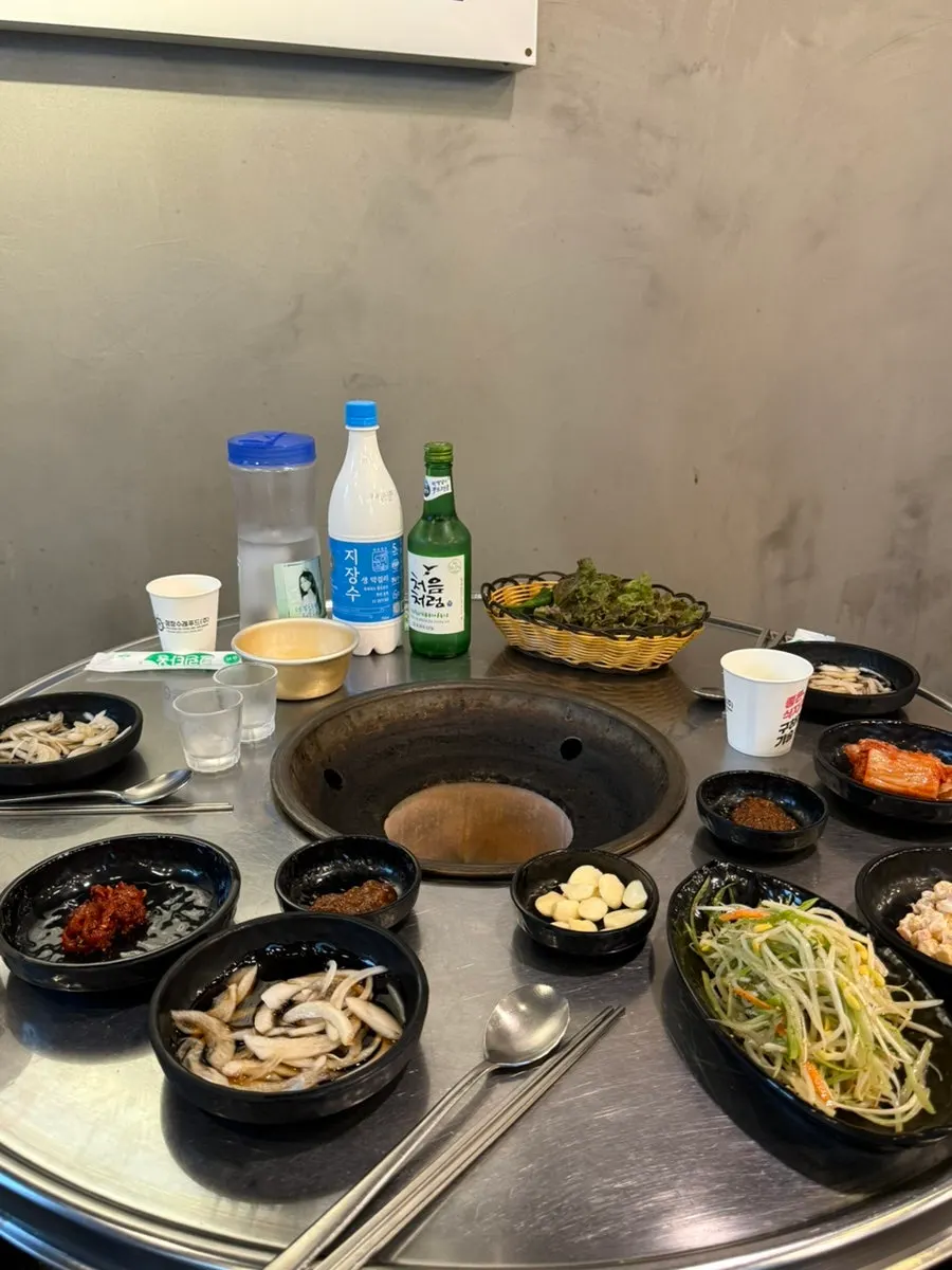 Ordered soju and makgeolli