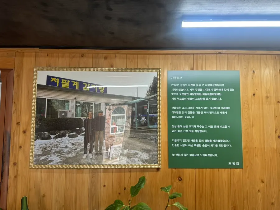 Parking space in front of Gwandongjip