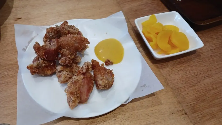 Crispy fried gara-age from Ichiba Ramen