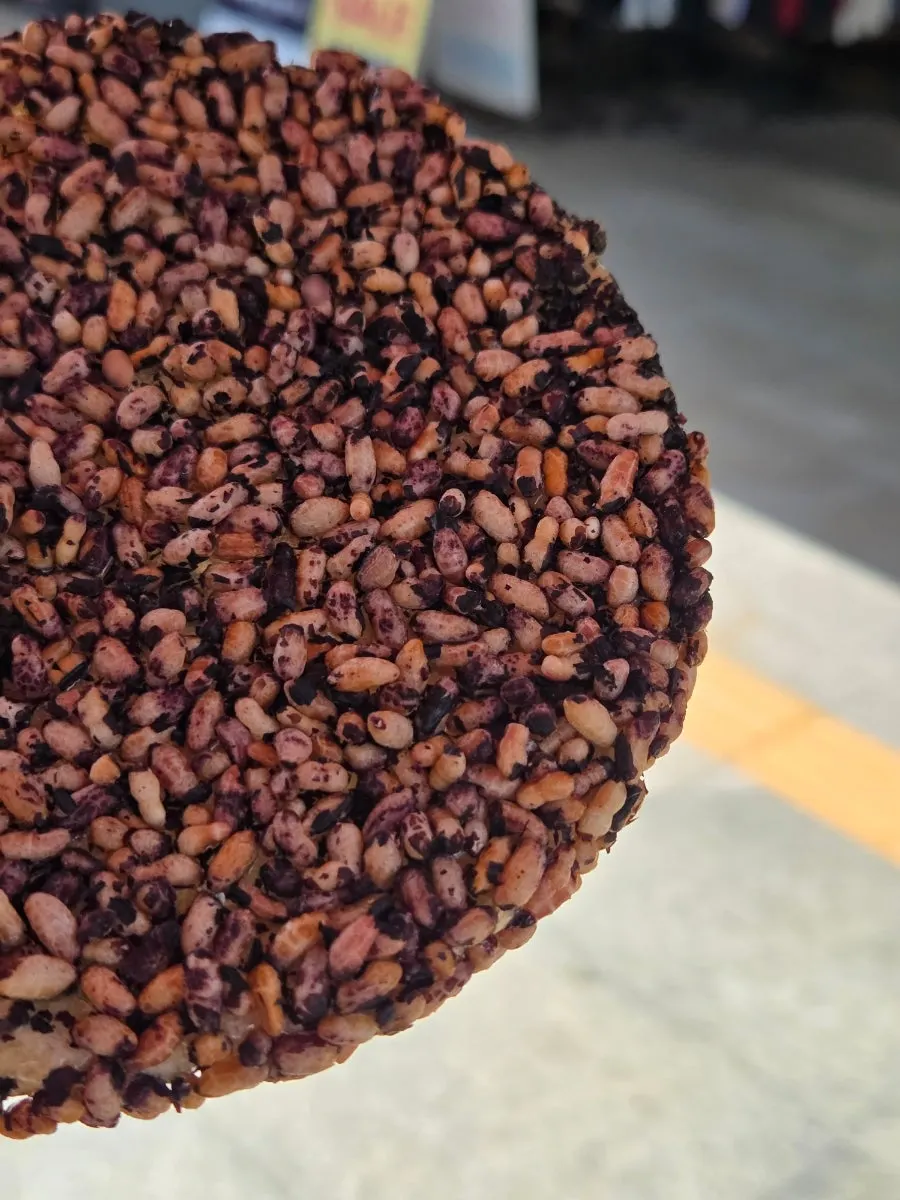 Colorful handmade 5-color grain gangjeong
