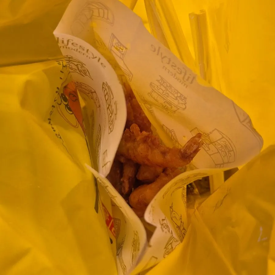 Packed tempura and nurungji squid sundae