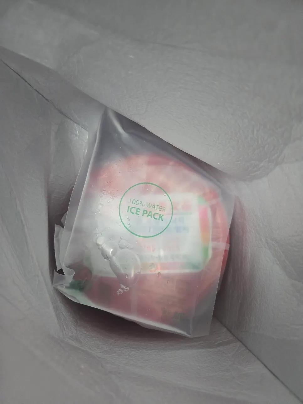 Salted seafood sealed in silver packaging