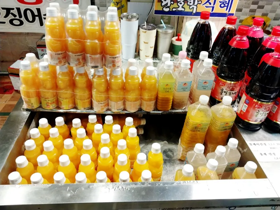 황부자젓갈에서 판매하는 식혜