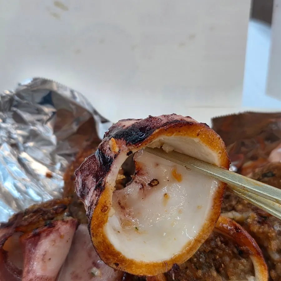 통으로 나온 오징어순대
